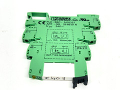 Phoenix Contact REL-MR- 24DC/21AU Relay 2961121 w/ PLC-BSC-24DC/21 Base 2966016