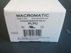 NEW MACROMATIC PLPU 3 Phase Monitor status loss relay 190-500V AC voltage SPDT