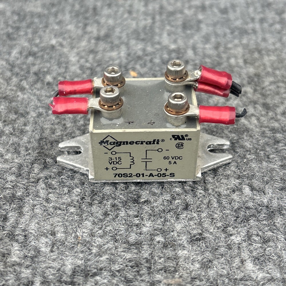 Magnecraft Grayhill 70S2-01-A-05-S Panel Mount Relay Used