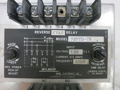Wilmar 720TD-7X Reverse KVAR Relay 120V 700 Series Time Delay 720TD7X TE Tyco