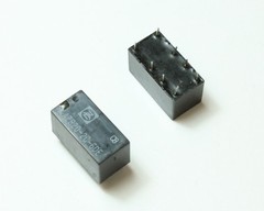 3x Subminiature Dip Relay 6VDC 2A 6V DC Coil Through Hole DPDT Epoxy Seal