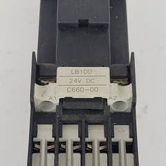 GE CL02D310T Contactor, CL02, 24 VDC, W/RTN1C Overload Relay, 0.25-0.41 Amps