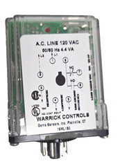 New Warrick Gems 16MLB0 Control Relay, Inverse, 10K, 120V 8-Pins, Liquid Level