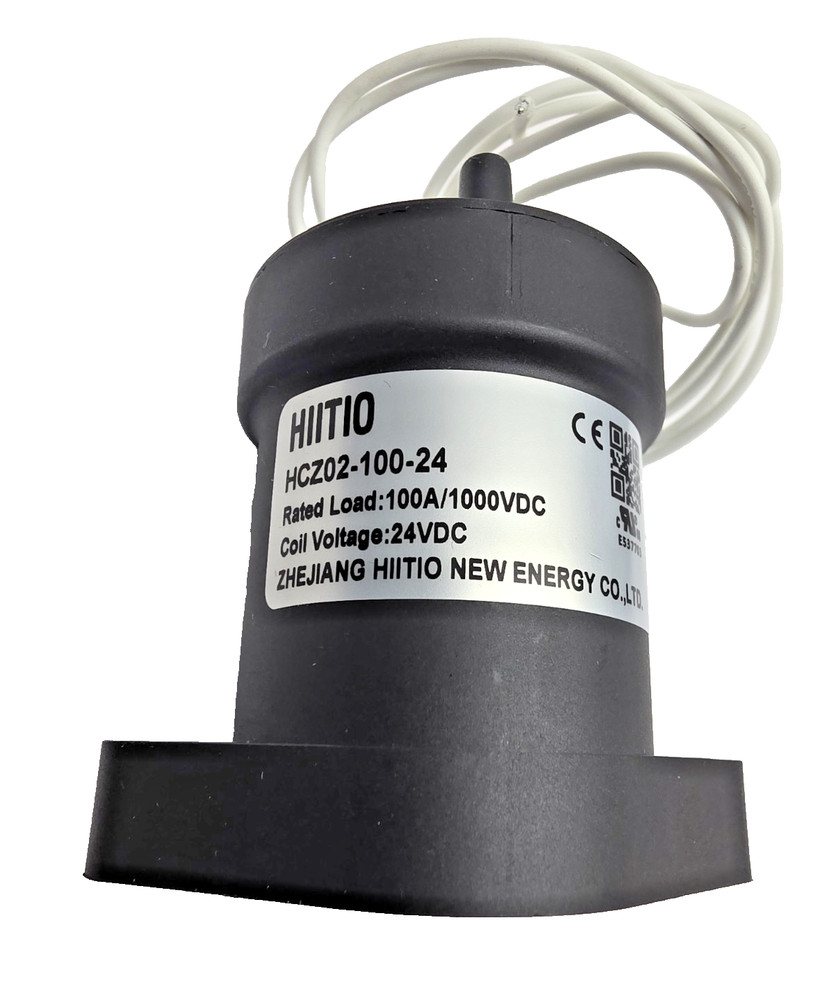 Hiitio Epoxy Contactor High Voltage 100A, 1000VDC, HCZ02-100-24 Voltage: 24 VDC.