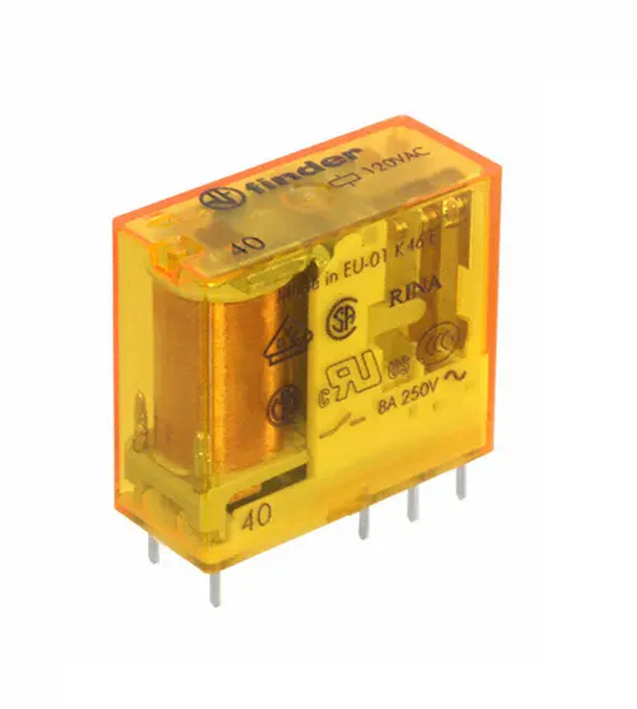 5 PCS Finder Type 40.52 40.52.8.120.0000 Relay 120VAC Coil DPDT ORIGINAL OEM