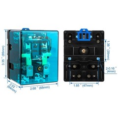 High Power Relay JQX-62F-2Z 12V DC 80A DPDT 2NO 2NC Electronmagnetic Relay, 3…