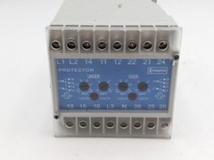 Crompton 253-PVMU Trip Relay Protector 120 VAC Input 5 Amp 250 VAC 24 VDC Adjust