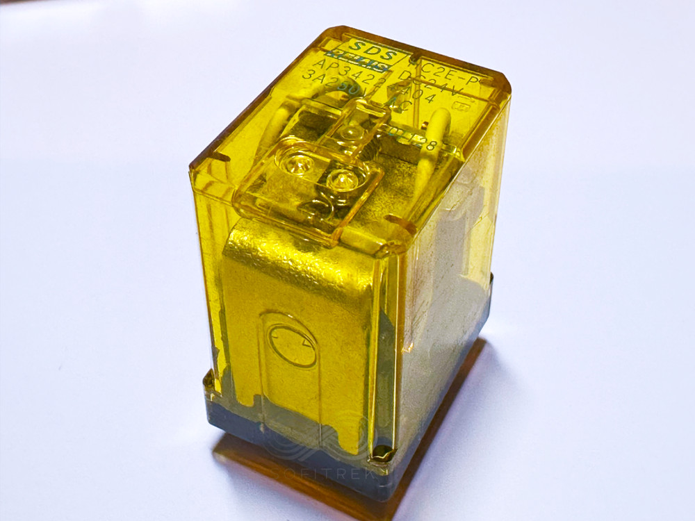 HC2E-P-DC24V SDS RELAIS PCB Relay 24VDC DPDT 3A 250VAC Amber Sealed 8-Pin