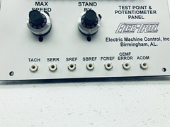 UNUSED ELEC-TROL TEST POINT & POTENTIOMETER PANEL