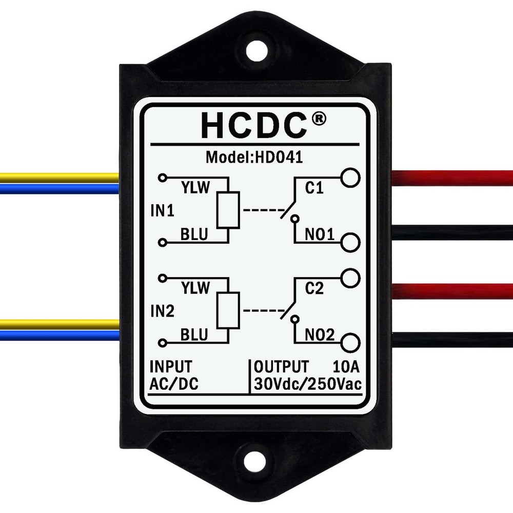 Dual SPSTNO 10 Amp Power Relay Module AC/DC 5V Electrical Equipment Switch