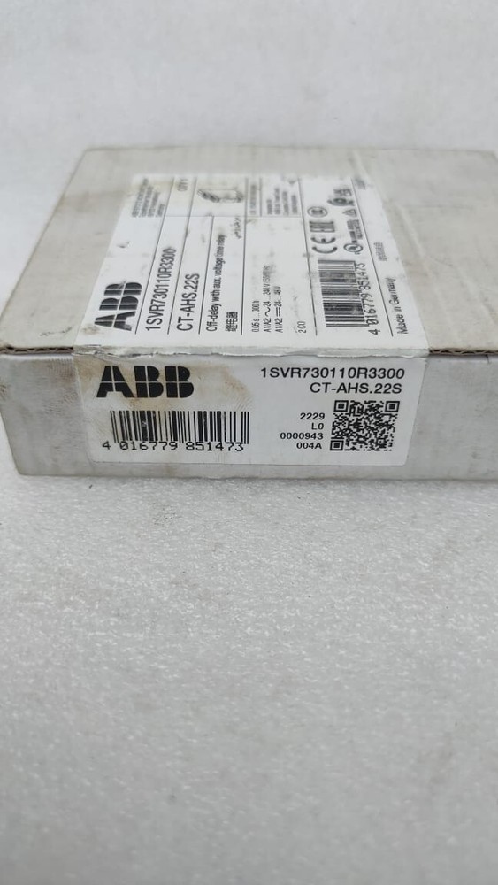 ABB CT-AHS.22 OFF DELAY WITH AUX.VOLTAGE TIME RELAY
