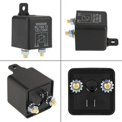 12V 100A Normal Open Heavy Duty Car Starter Relay for Control Battery ON/OFF