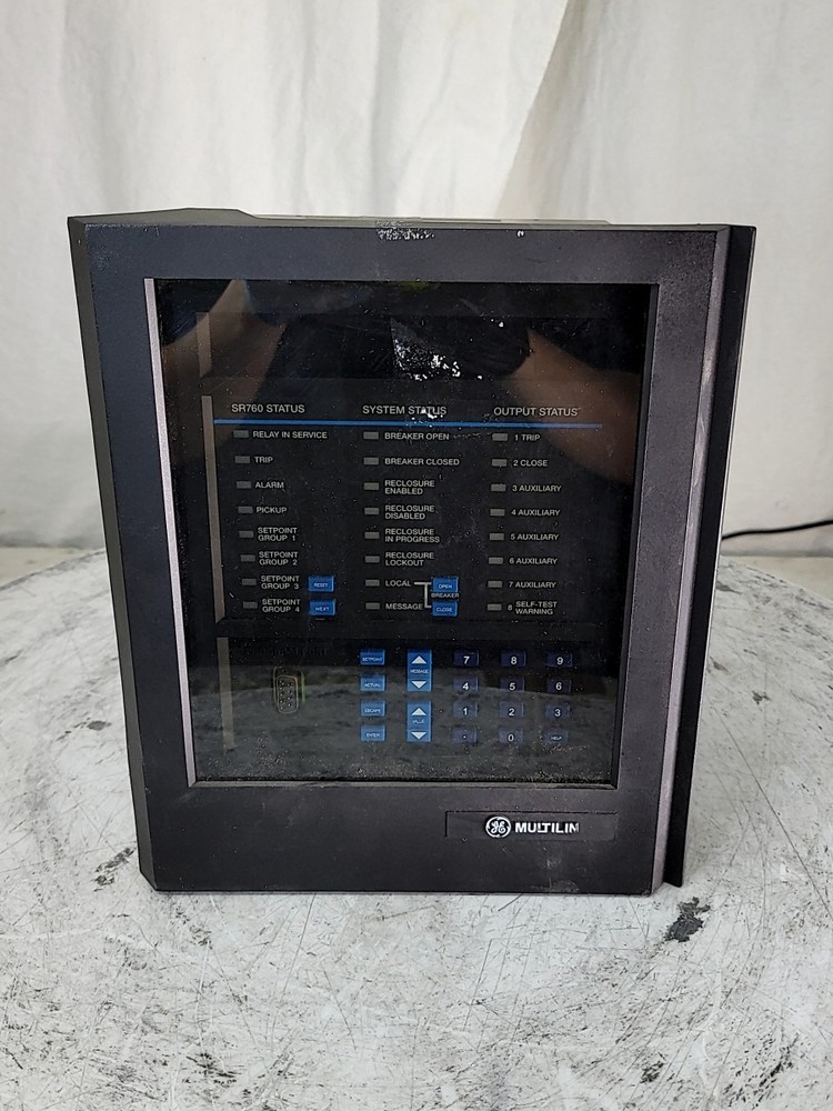 GENERAL ELECTRIC SR760 Multilin Case Feeder Management Relay SEE NOTES