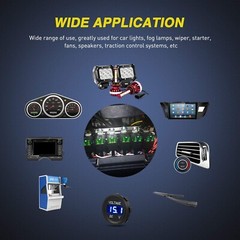 Heavy-Duty Complete 5 Relay Harness Kit – 30A Blade Fuses – 4-Pin SPST – 14 AWG