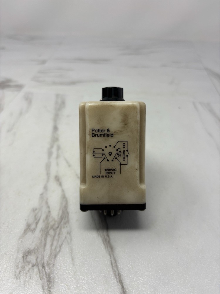Potter & Brumfield CB-1023B-78 Time Delay Relay, 0.6 – 60 Sec, 10A, 240VAC