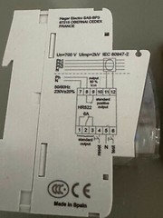 Hager HR522 ELR Earth Leakage Relay 230V 0.03–10A Time Delay 50% Led Test HR 522