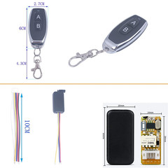 Micro Wireless Relay Switch,Latching 433Mhz RF DC 3.3-12V 5V | Micro 1A Remote R