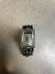 Omron general purpose relay socket and track mount