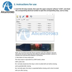 HID Drive-free USB 1 Channel 5V Relay Delay Module 10A/250VAC 10A/30VDC