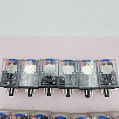 Lot of 13 Omron MKS2PI General Purpose Relays 8-Pin Octal Base DC12V Power Spare