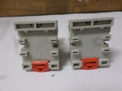 Lot of 2 POTTER AND BRUMFIELD KRP-11AG-120 RELAYS WITH MAGNECRAFT 70-464-1 BASE