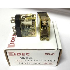 1-piece IDEC RJ1S-CL-A24 relay plug SPDT 12A 24VAC