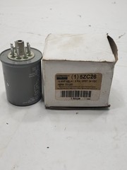Dayton 5Z948 10 Amp Relay 8 Pin DPDT 24 VDC Herm Sealed Made In USA NOB