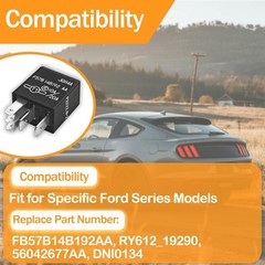 High-Performance 10A/20A Automotive Relay Set of 2 for Ford – OEM Quality