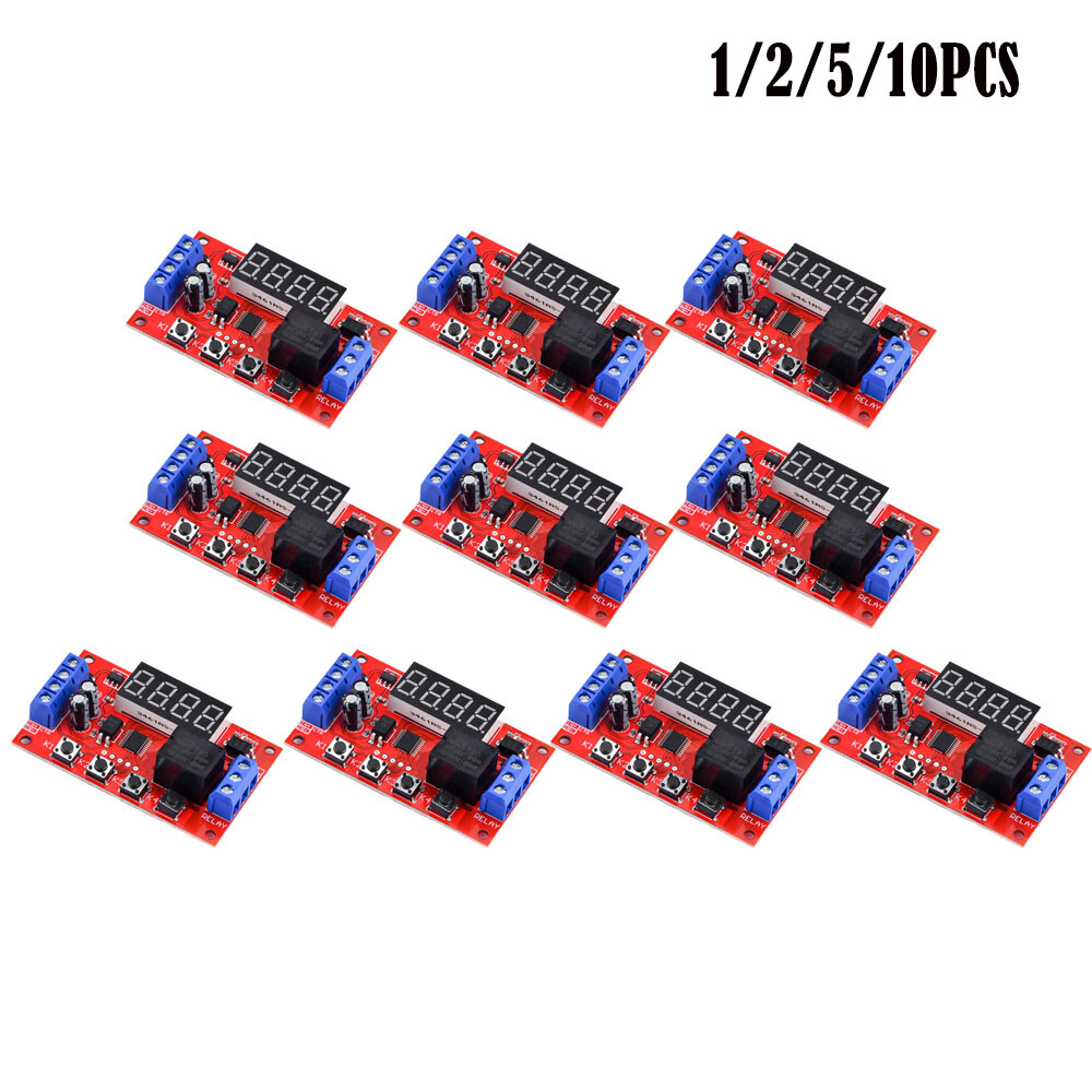 1/2/5/10X DC 5V/12V/24V Relay Module Programmable Optocoupler Isolation Pulse