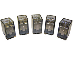 5) POTTER & BRUMFIELD 14 PIN RELAY 3 AMP 120 VAC KHAU-17D11-24 LOT OF 5