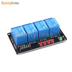 3V 3.3V 1/2/4Channel Relay Module Low Level Trigger Relay with LED Relay Output