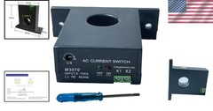 Current Sensing Relay AC 0-100A Normally Open Monitoring Switch 240V