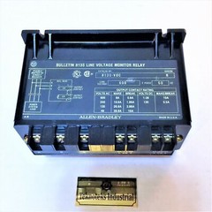 ALLEN BRADLEY 813S-V0C SER B LINE VOLTAGE MONITOR RELAY 600VAC / 3PH