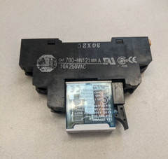 Allen-Bradley 700-HK36Z24 Ser. B Relay 24V DC Coil w/ 700-HN121 Ser. A mount