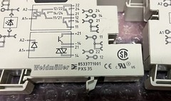 Weidmuller PXS35 Din Rail Mount Relay 4 each