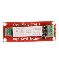 Solid State Relay Module, DC 3V32V Solid State Relay Module 1Bit High Level Trigge…