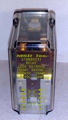1 USED MSD INC 219BBX231 RELAY 100V 50/60Hz ***MAKE OFFER***