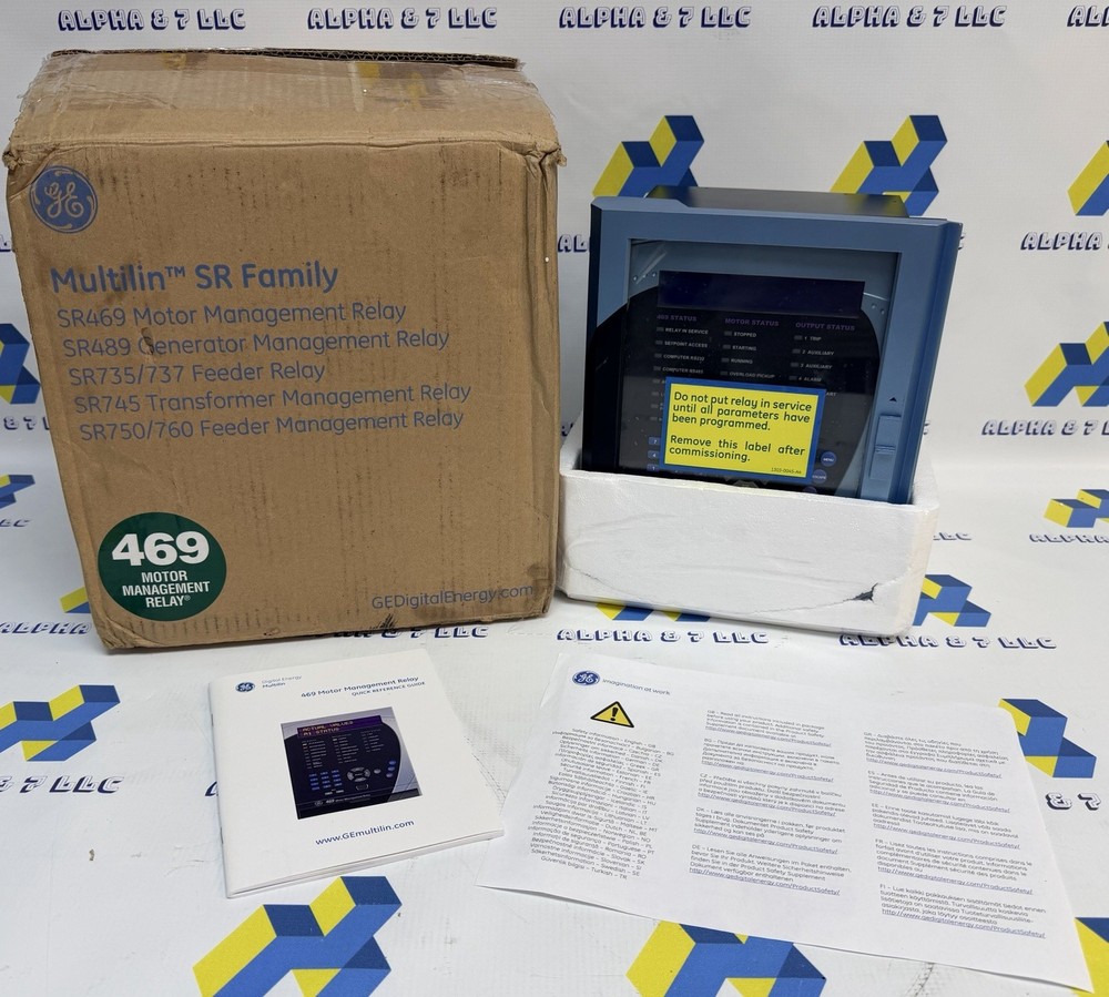 GE Multilin SR469 Motor Management Relay 469-P5-HI-A20-T
