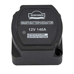 Dual Battery Smart Isolator DEWINNER – VSR – Voltage Sensitive Relay, 12V 140…