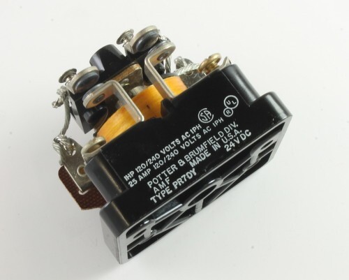 PR-7DY-24 Potter & Brumfield 24V Open Frame Relay P&B 50/60Hz