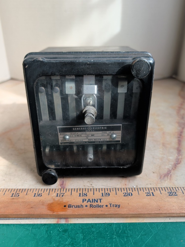 GENERAL ELECTRIC 12HFA11B43 HFA MULTI CONTACT AUXILIARY RELAY