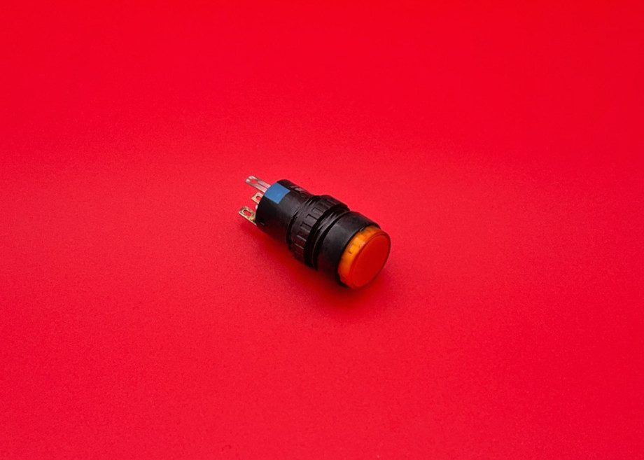 IDEC AL6-M Amber Orange Illuminated Push Button AL6M (TBI)