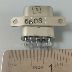 GE 3SAE1184A2 8 PIN MILSPEC ELECTROMAGNETIC RELAY