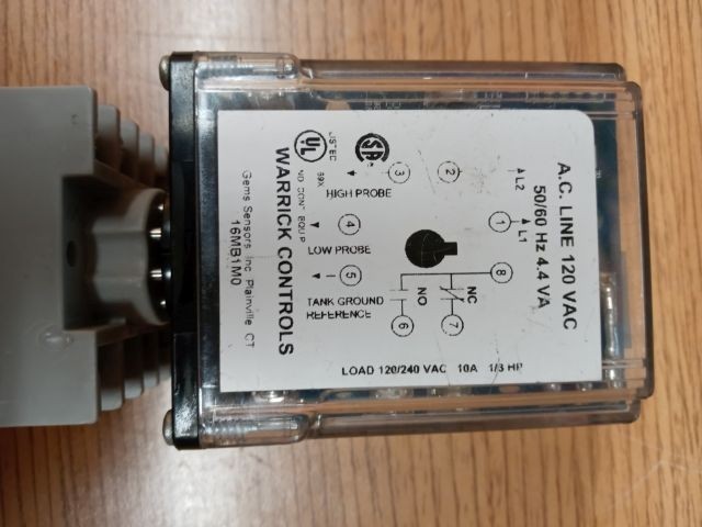 Warrick Controls 16MB1M0 Direct 10KΩ 120V Coil Control Relay