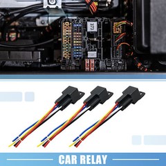3pcs JD-2912 5 Pin DC 36V 40A Universal Car Fuse Relay Switch Power with Harness