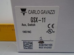 New old Stock CARLO GAVAZZI GSX-11 Aux Swich GSX11 Qty 1 N410