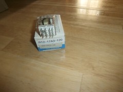 P&B KHAU-17A12-120V 4PDT 5A RELAY,NOS/NIB