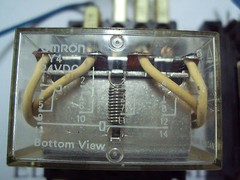 3 OMRON LY4 Coil Relay IEC255 W/Socket, Base 2-M4X12 Plug