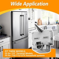 Fridge Overload Starter Relays for 110V 115V 127V Systems Quick Installation