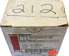 Cutler-Hammer 9575H2613A Relay 110/120V-Coil 2NC-Poles 12A 600V 1HP-240V